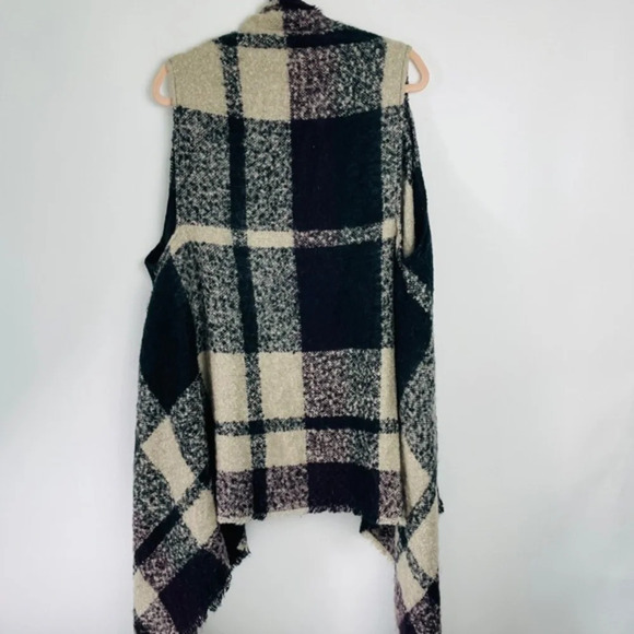 Lane Bryant Open Fringe Blanket Cardigan One‎ Size - Picture 5 of 7